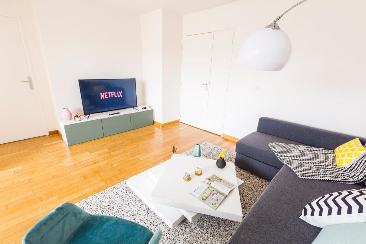 Immotovo - Suite moderne - Paris 8 min - Parking - NETFLIX Villejuif Eksteriør billede