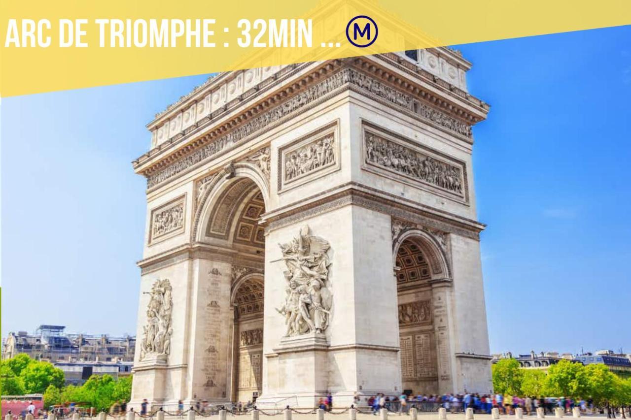 Immotovo - Suite moderne - Paris 8 min - Parking - NETFLIX Villejuif Eksteriør billede